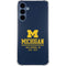 University of Michigan Ann Arbor Est 1817 Galaxy A35 5G Clear Case